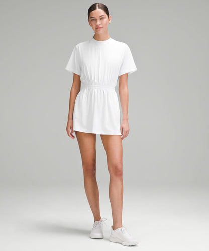 Lululemon Smocked-Waist T-Shirt Dress