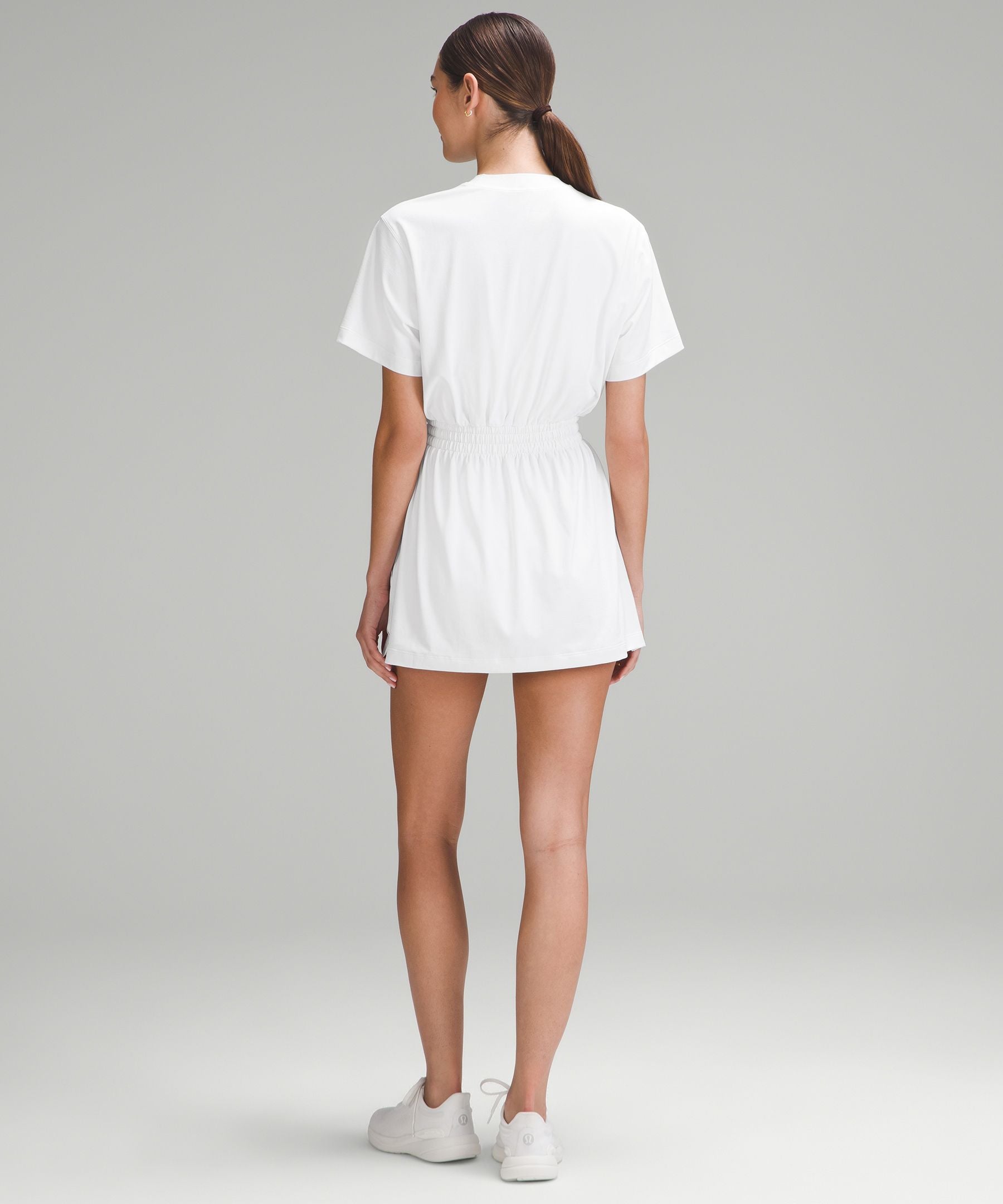 Lululemon Smocked-Waist T-Shirt Dress
