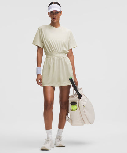 Lululemon Smocked-Waist T-Shirt Dress