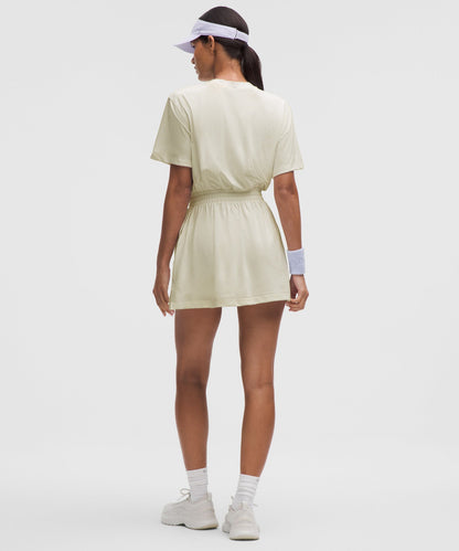 Lululemon Smocked-Waist T-Shirt Dress