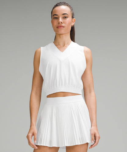 Lululemon Women's Sleeveless Cropped Tennis Tank Top