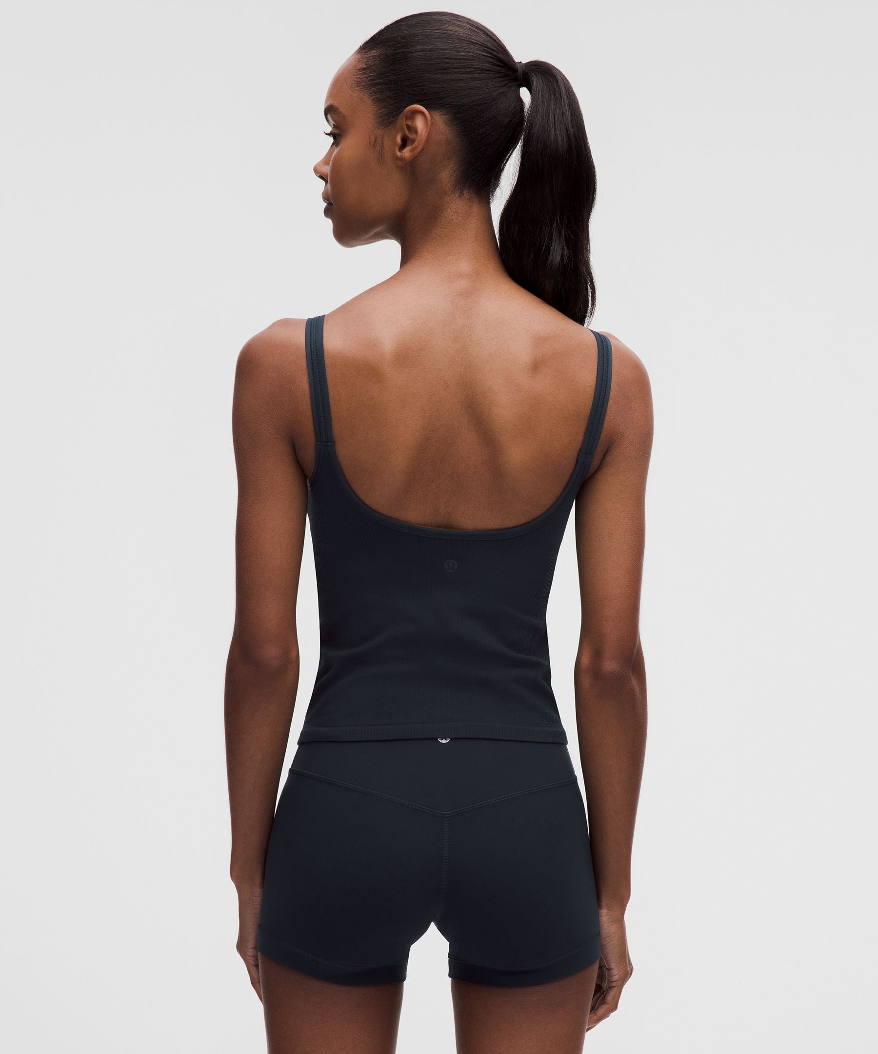 Lululemon Women's Ebb to Street Scoop-Neck Cropped Tank Top *Light Support, B/C Cup