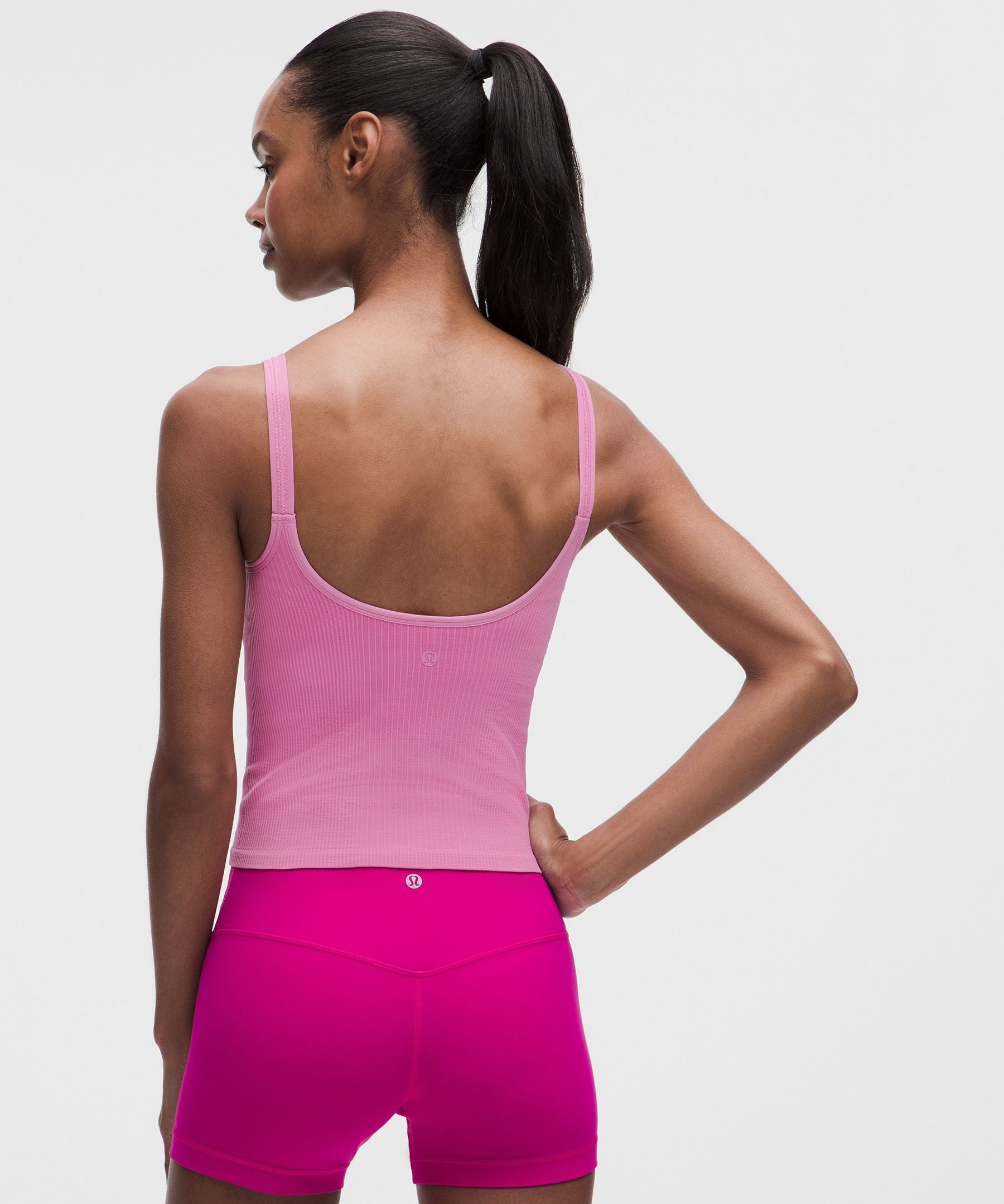 Lululemon Women's Ebb to Street Scoop-Neck Cropped Tank Top *Light Support, B/C Cup