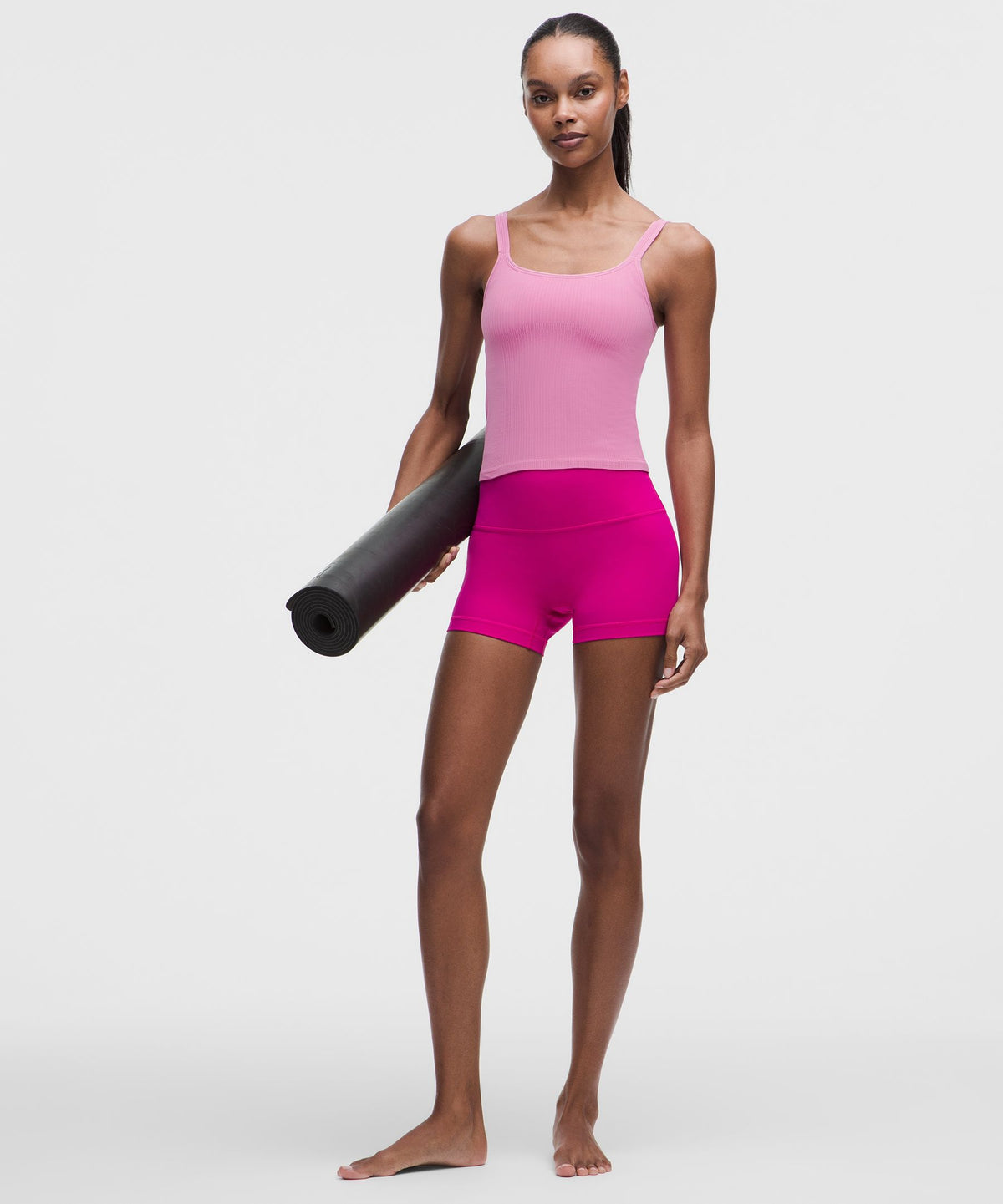 Lululemon Women's Ebb to Street Scoop-Neck Cropped Tank Top *Light Support, B/C Cup