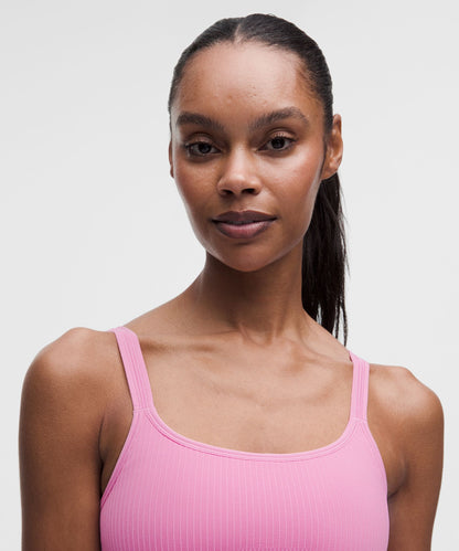 Lululemon Women's Ebb to Street Scoop-Neck Cropped Tank Top *Light Support, B/C Cup