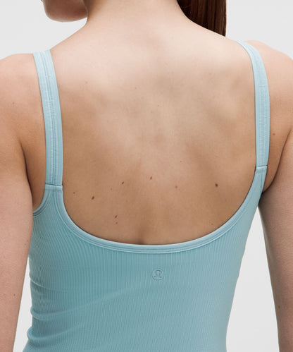 Lululemon Women's Ebb to Street Scoop-Neck Cropped Tank Top *Light Support, B/C Cup