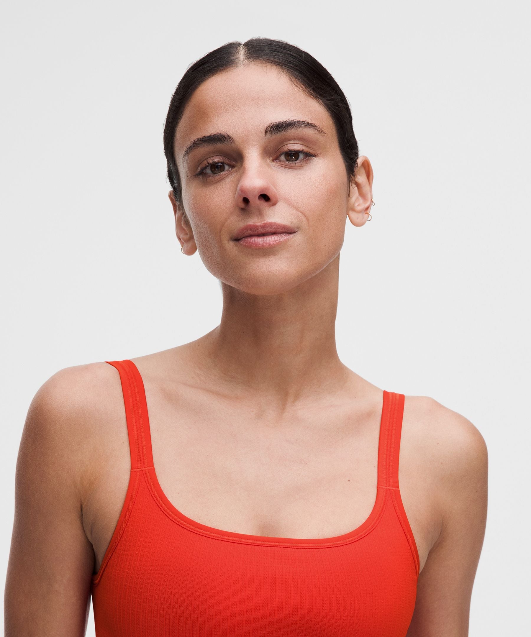 Lululemon Women's Ebb to Street Scoop-Neck Cropped Tank Top *Light Support, B/C Cup