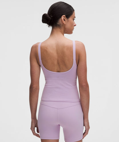 Lululemon Women's Ebb to Street Scoop-Neck Cropped Tank Top *Light Support, B/C Cup