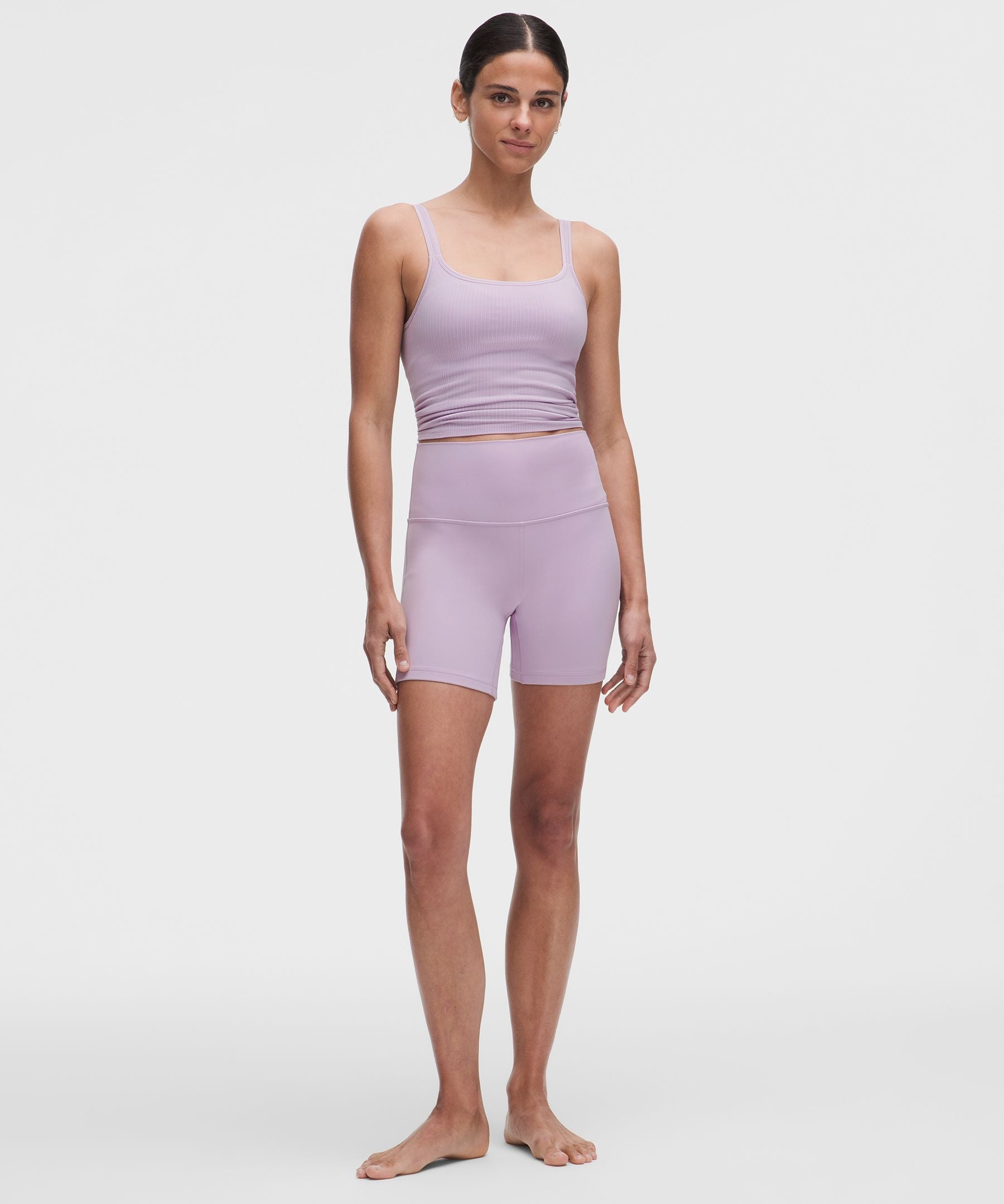 Lululemon Women's Ebb to Street Scoop-Neck Cropped Tank Top *Light Support, B/C Cup