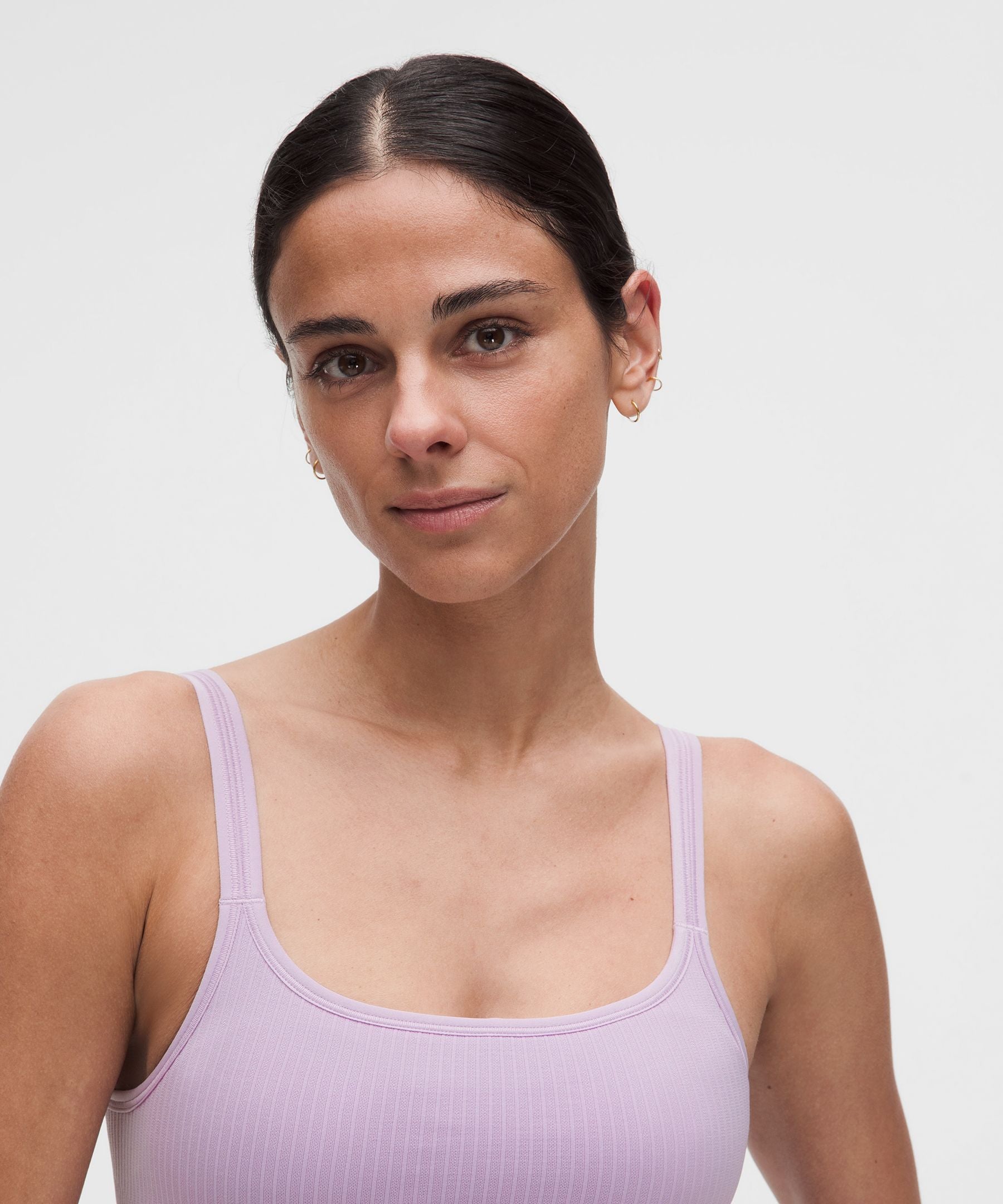 Lululemon Women's Ebb to Street Scoop-Neck Cropped Tank Top *Light Support, B/C Cup