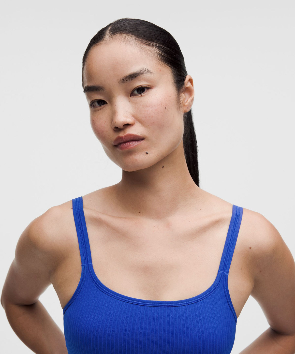 Lululemon Women's Ebb to Street Scoop-Neck Cropped Tank Top *Light Support, B/C Cup