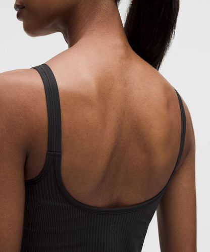 Lululemon Women's Ebb to Street Scoop-Neck Cropped Tank Top *Light Support, B/C Cup