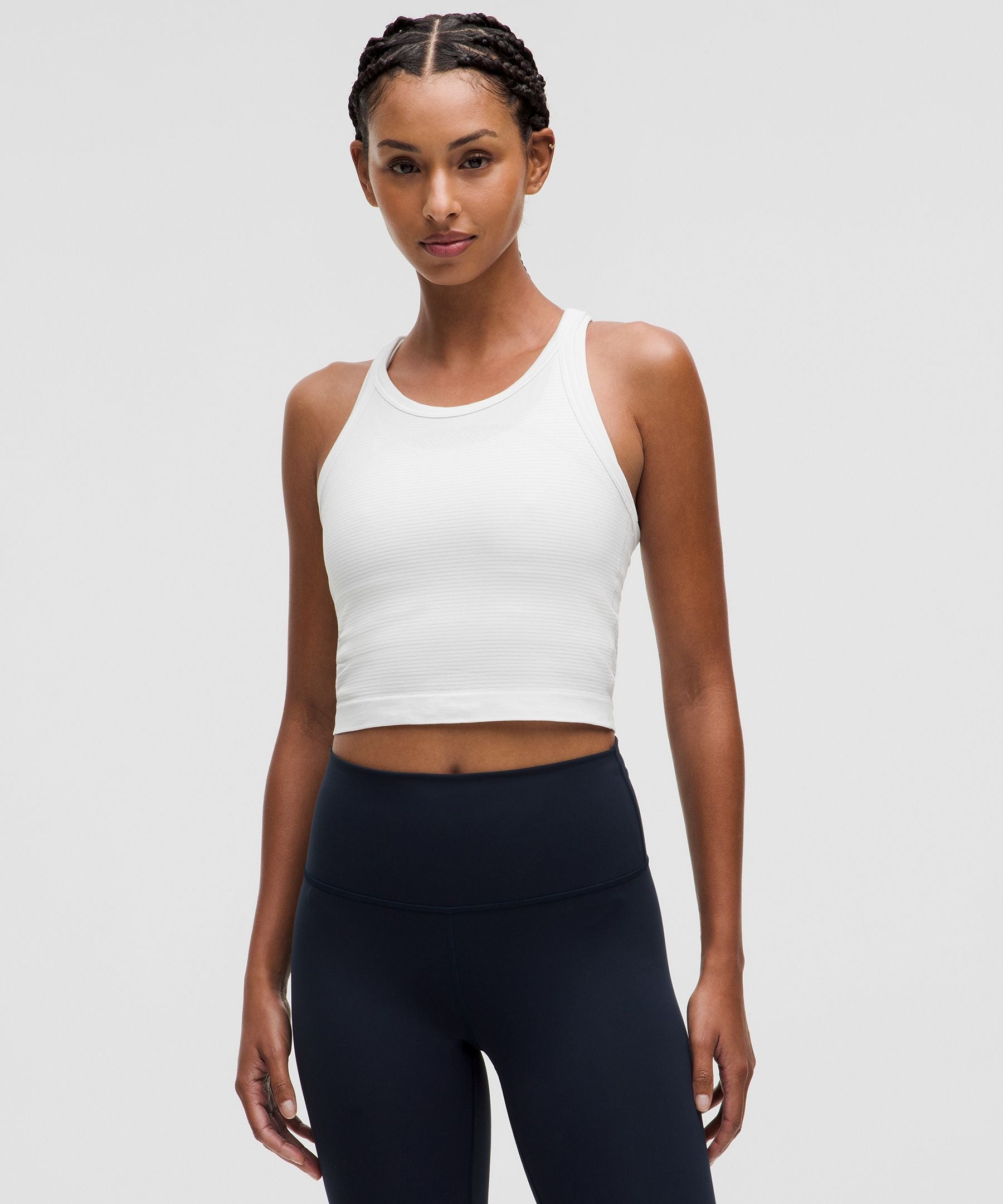 Lululemon Women's Swiftly Tech Cropped Racerback Tank Top 2.0