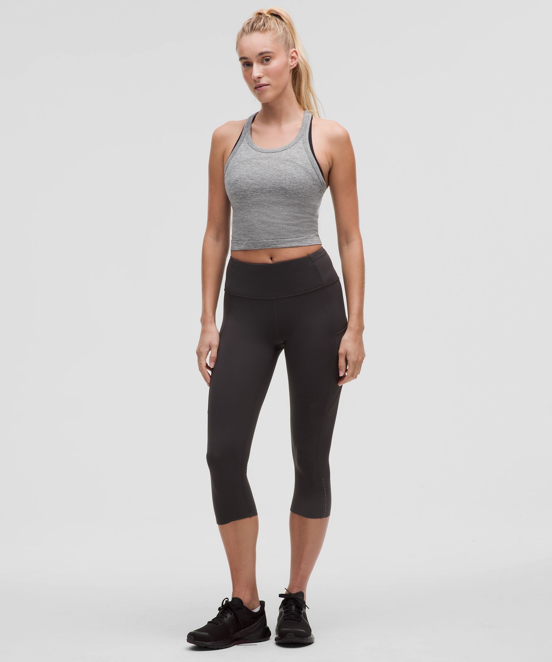Lululemon Women's Swiftly Tech Cropped Racerback Tank Top 2.0