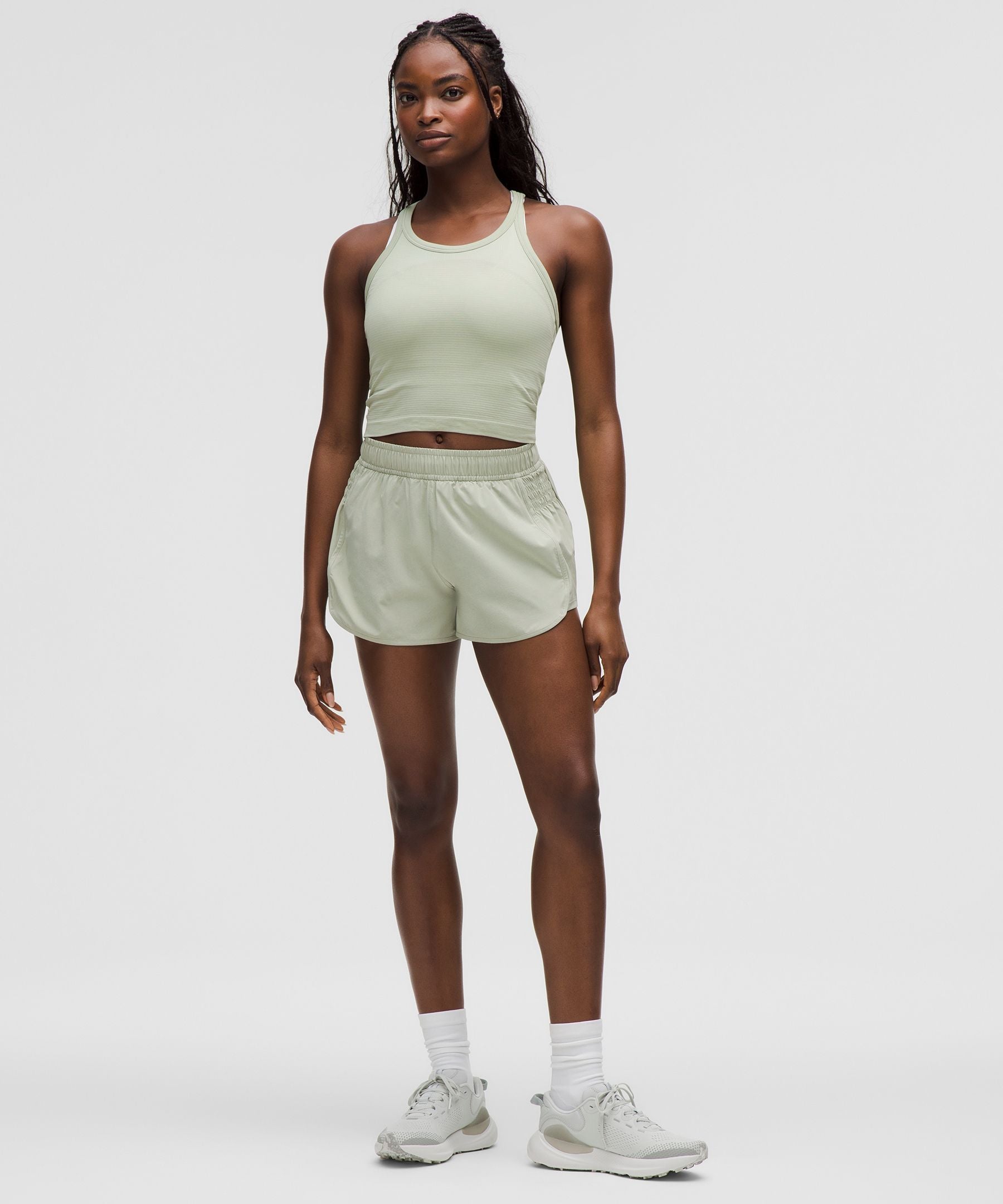 Lululemon Women's Swiftly Tech Cropped Racerback Tank Top 2.0