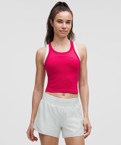 Lululemon Women's Swiftly Tech Cropped Racerback Tank Top 2.0