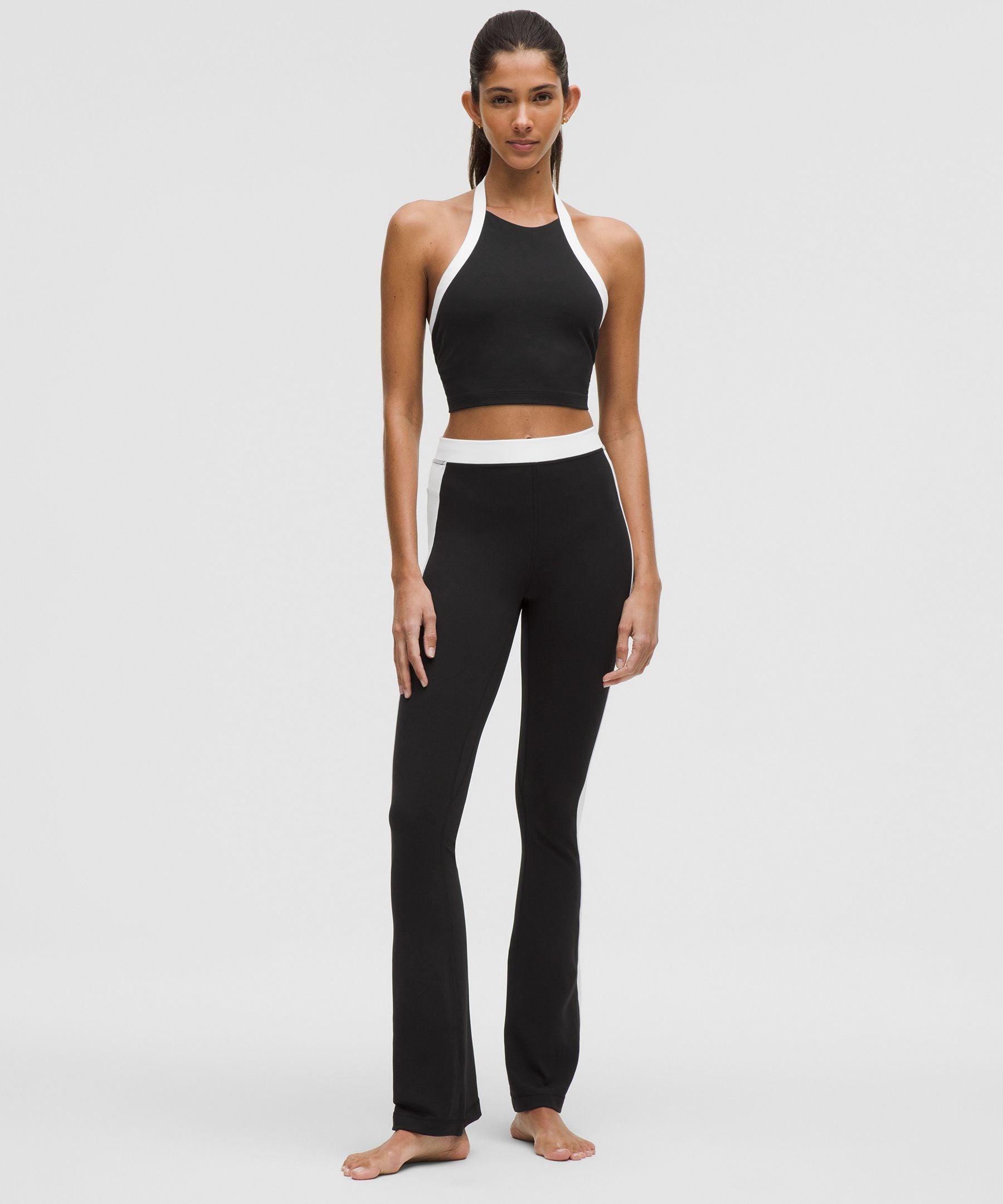 Lululemon Women's Nulu Cropped Halter Tank Top *Light Support, A/B Cup