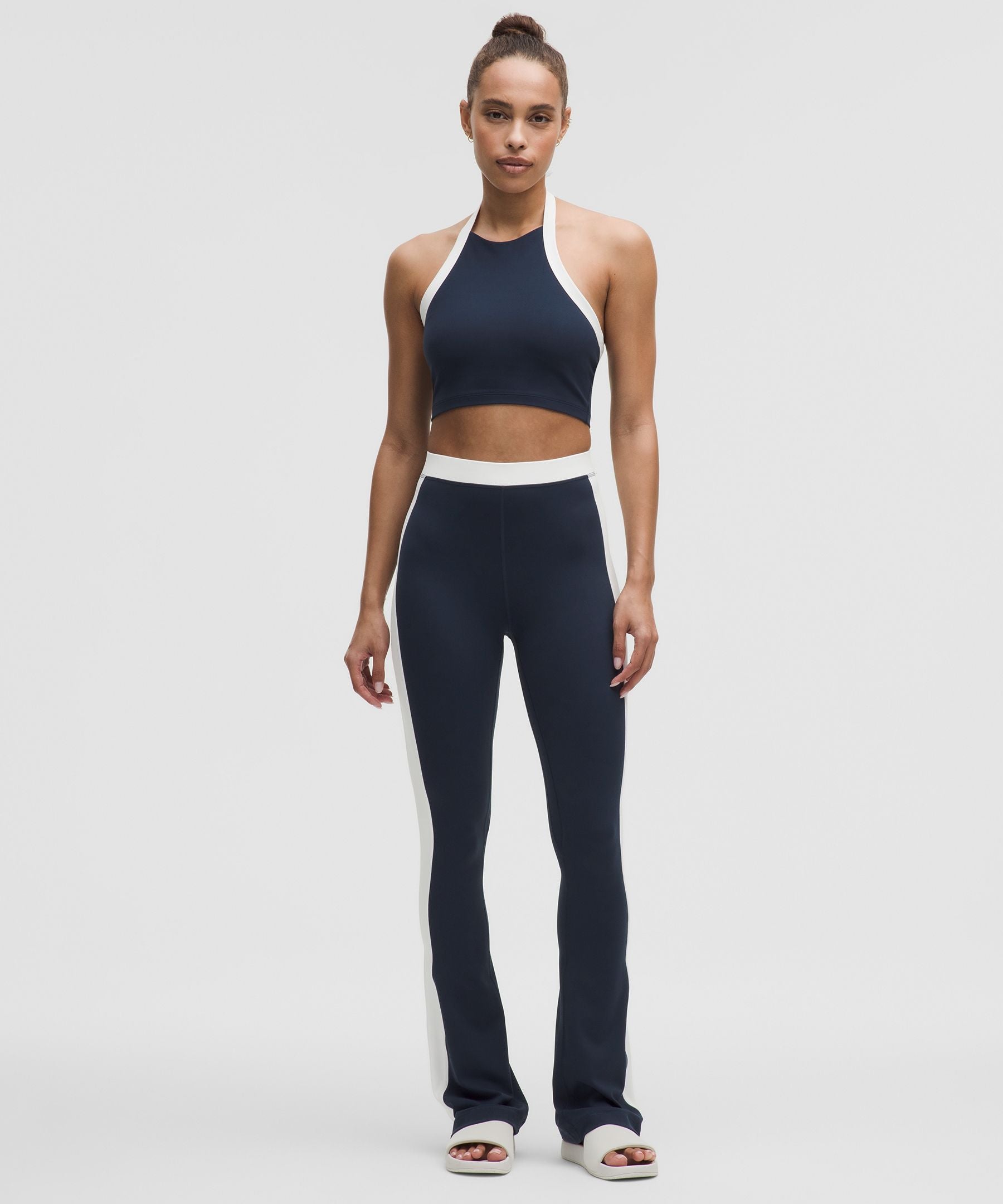 Lululemon Women's Nulu Cropped Halter Tank Top *Light Support, A/B Cup