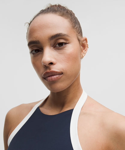 Lululemon Women's Nulu Cropped Halter Tank Top *Light Support, A/B Cup