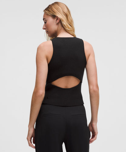 Lululemon Women's Merino Wool Open-Back Tank Top