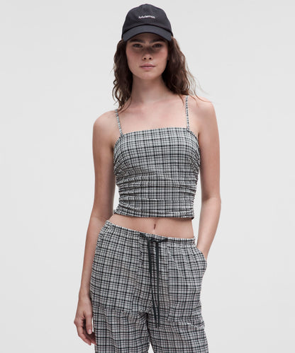Lululemon Women's Seersucker Check Strappy Tank Top
