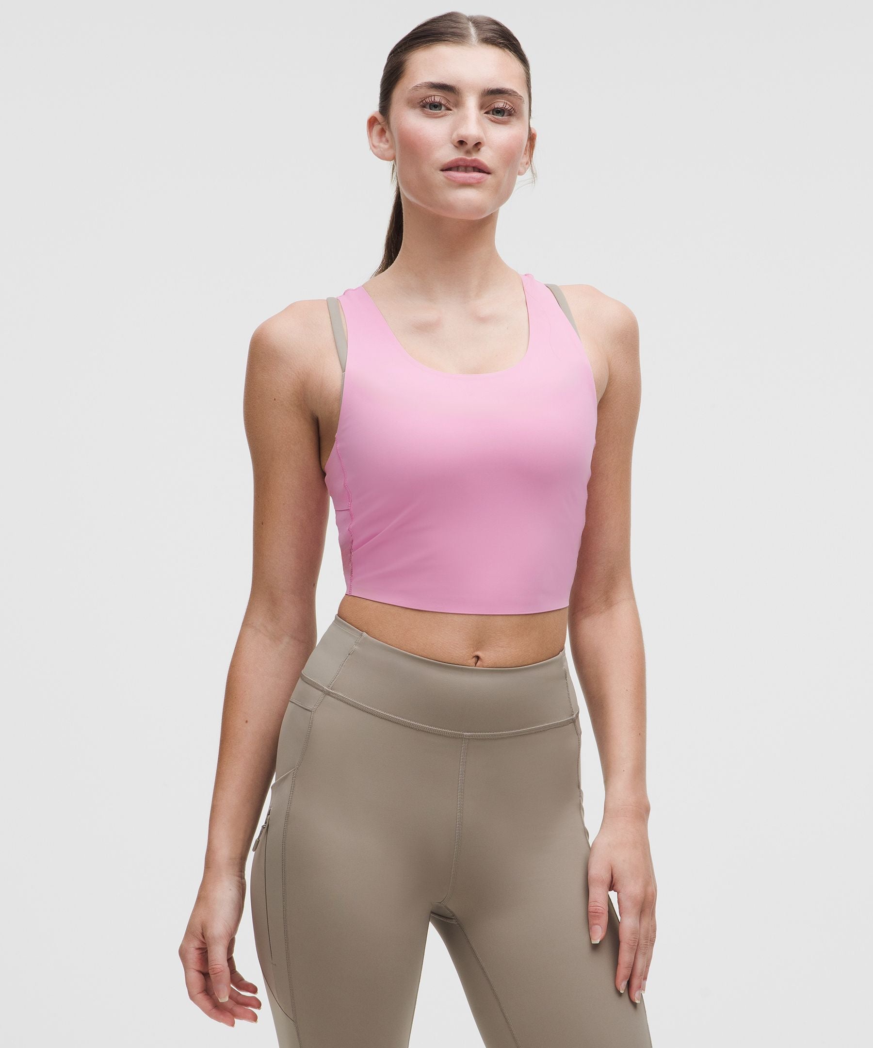 Lululemon Fast and Free Tank Top *Light Pink Frosting