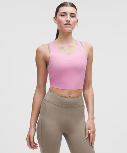 Lululemon Fast and Free Tank Top *Light Pink Frosting