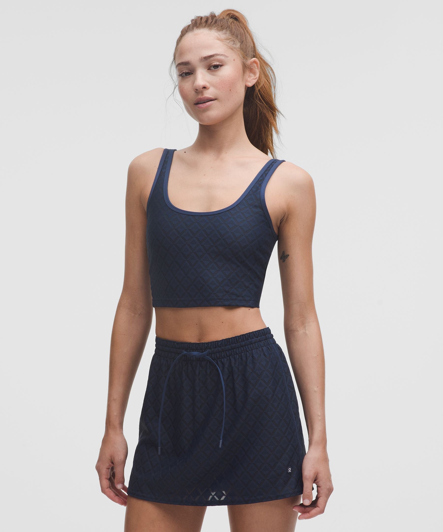 Lululemon Women's Textured Mesh Tennis Tank Top *Medium Support, B/C Cup