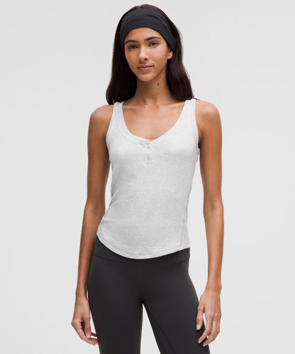 Lululemon Women's Hold Tight Henley Tank Top
