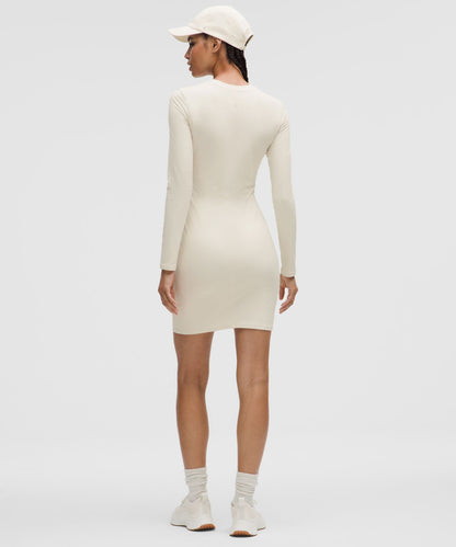 Lululemon All Aligned Ribbed Long-Sleeve Henley Dress