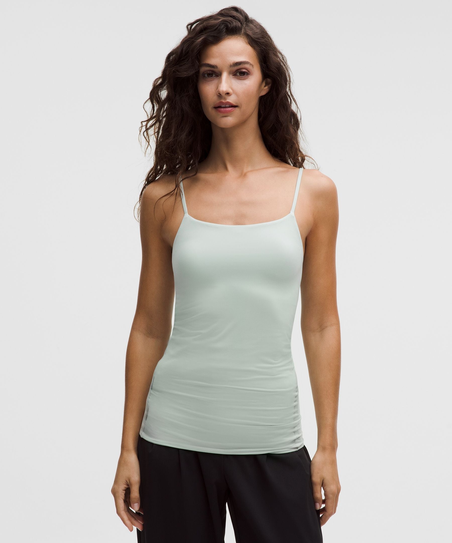 Lululemon Women's Wundermost Ultra-Soft Nulu Spaghetti-Strap Adjustable Long Cami Tank Top