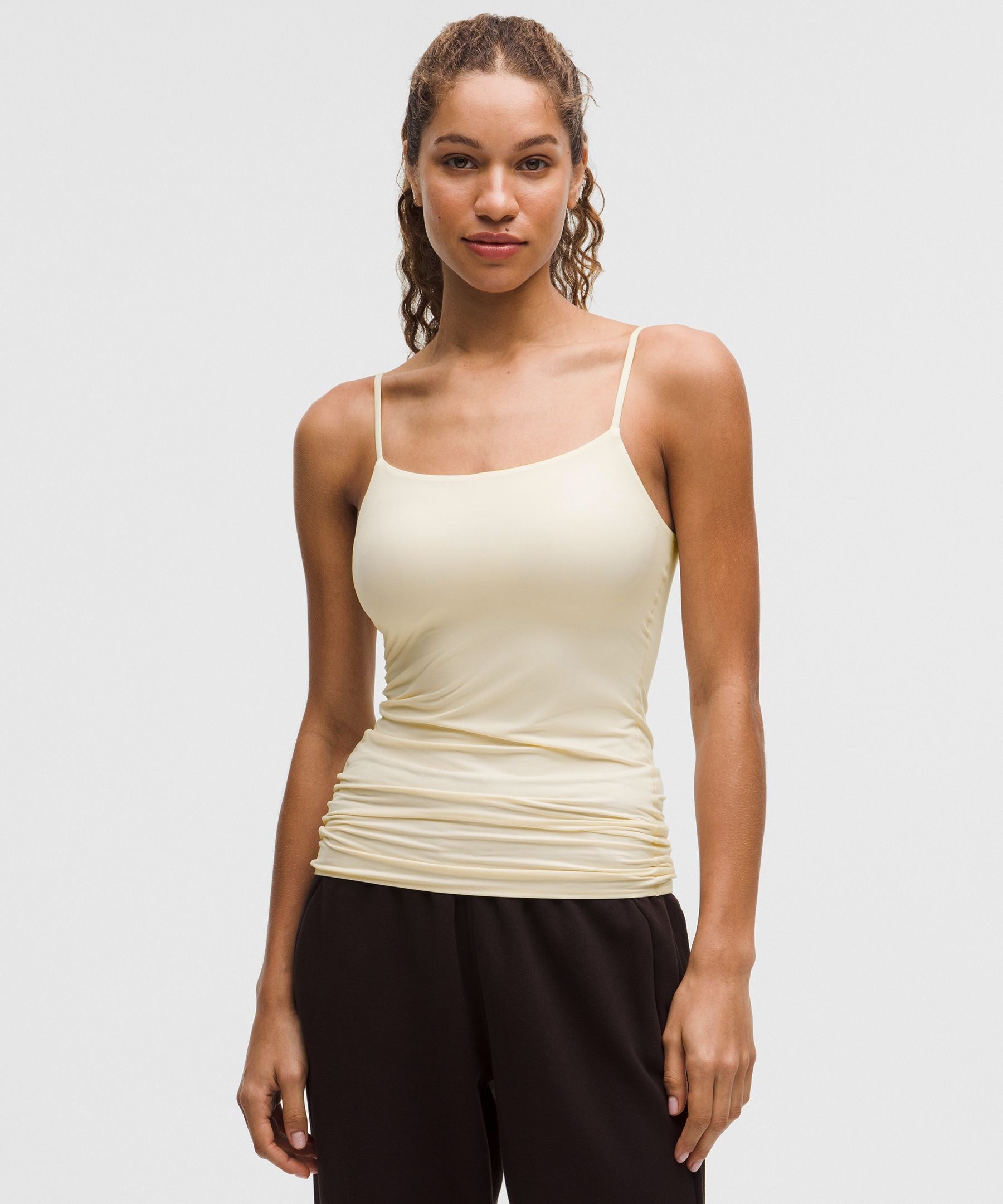 Lululemon Women's Wundermost Ultra-Soft Nulu Spaghetti-Strap Adjustable Long Cami Tank Top