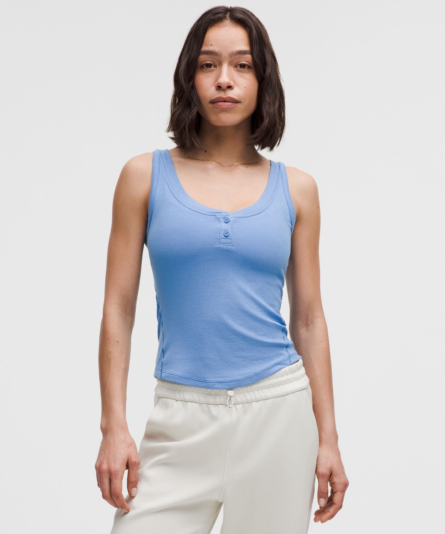Lululemon Women's Hold Tight Henley Tank Top