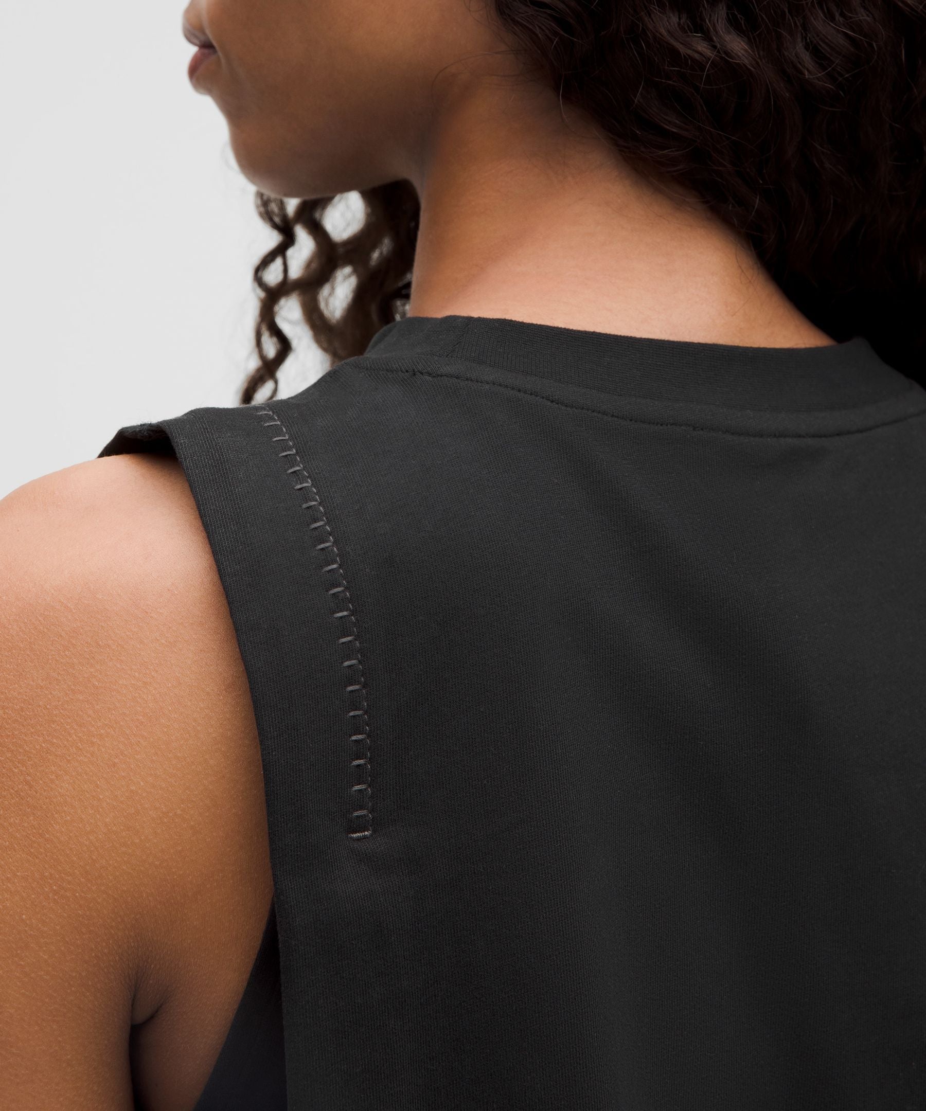 Lululemon Women's Cotton Jersey Stitch-Detail Tank Top