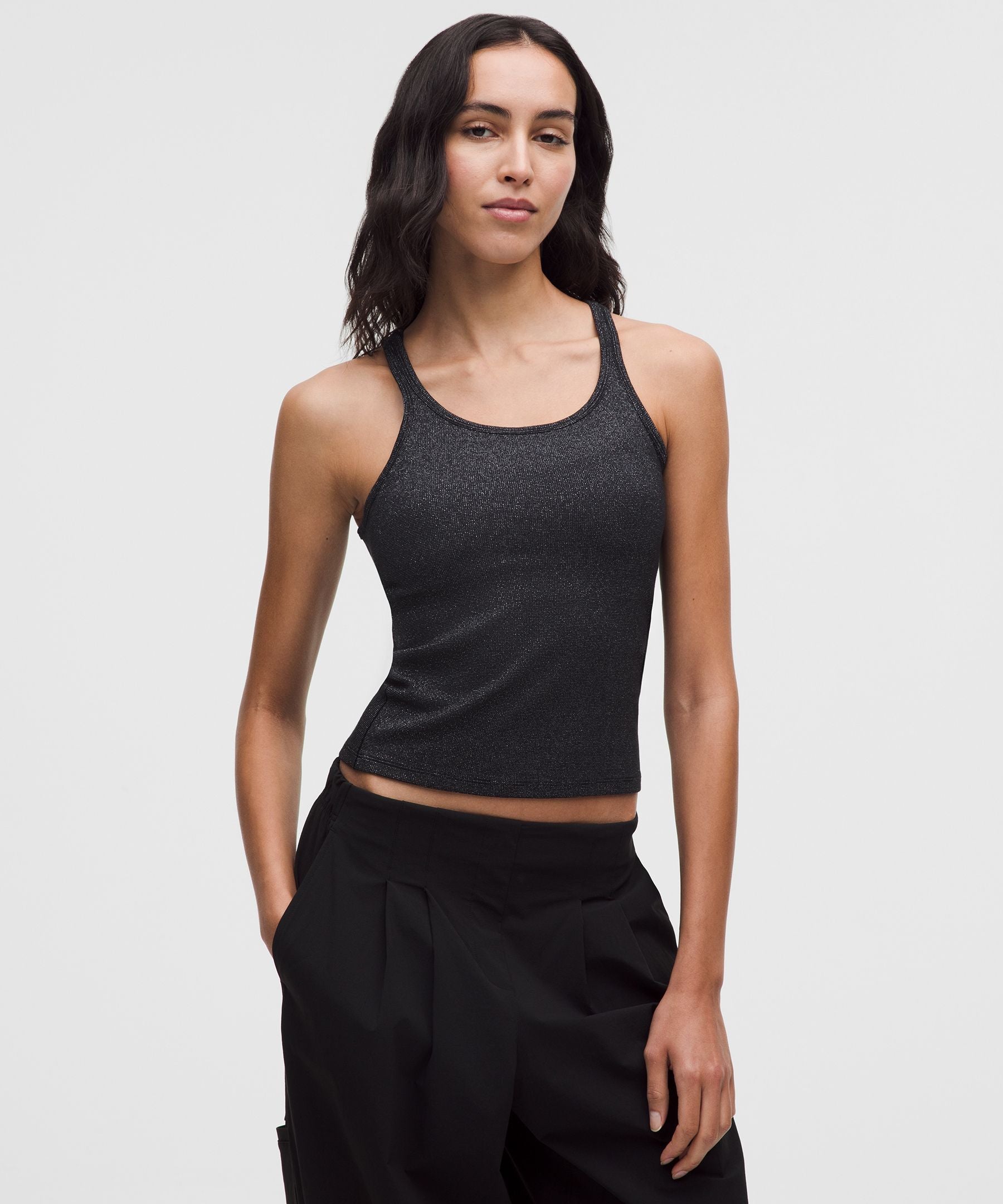 Lululemon Women's Hold Tight Thin-Strap Tank Top *Sparkle