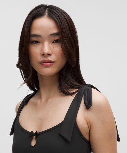 Lululemon Women's Nulu Bow-Detail Tank Top *Balletcore Set