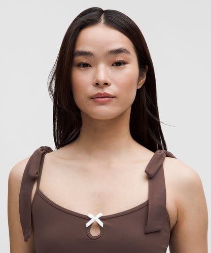 Lululemon Women's Nulu Bow-Detail Tank Top *Balletcore Set