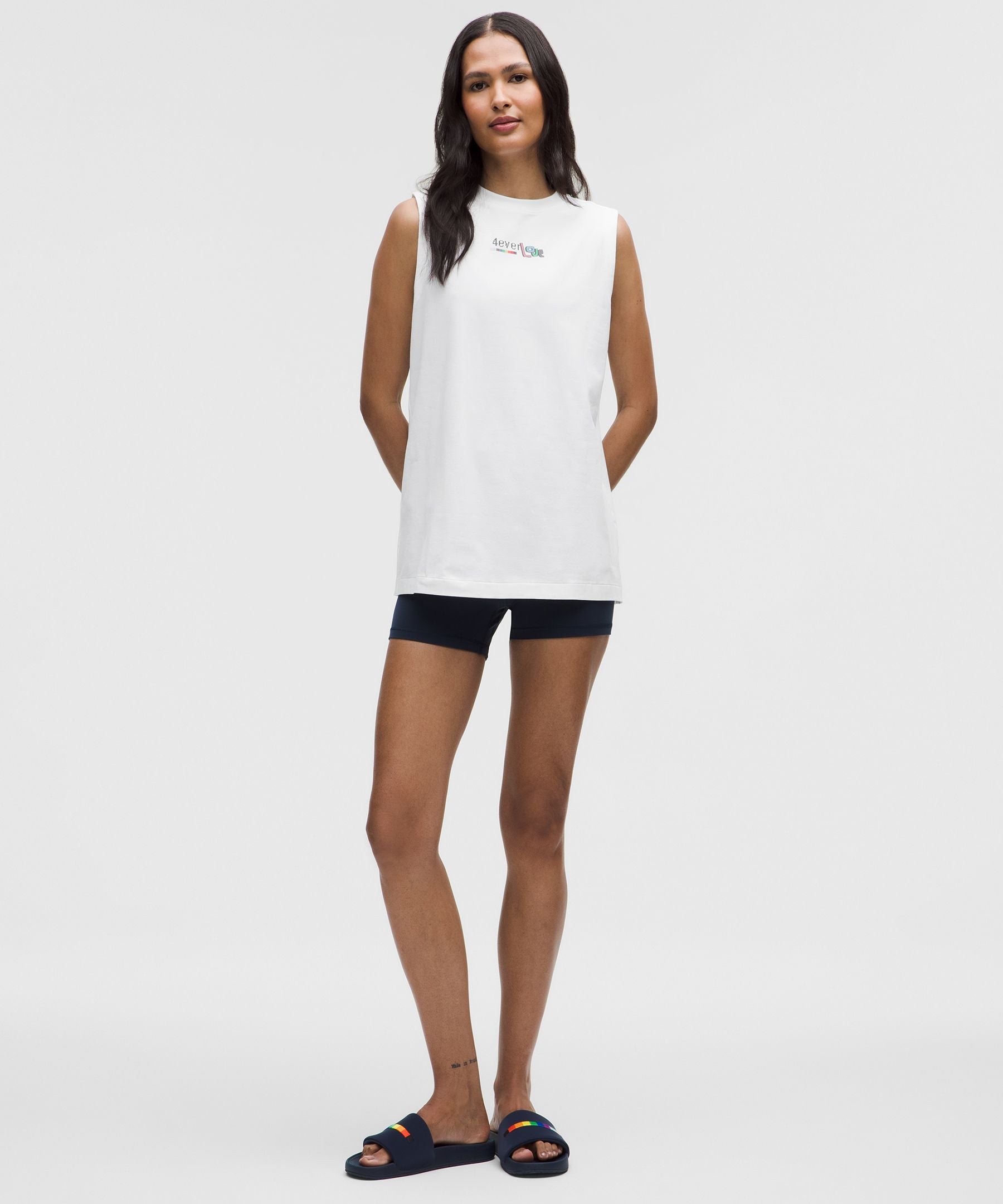 Lululemon Women's All Yours Organic Cotton Tank Top *Pride