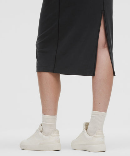 Lululemon Drapey Softstreme Scoop-Neck Midi Dress