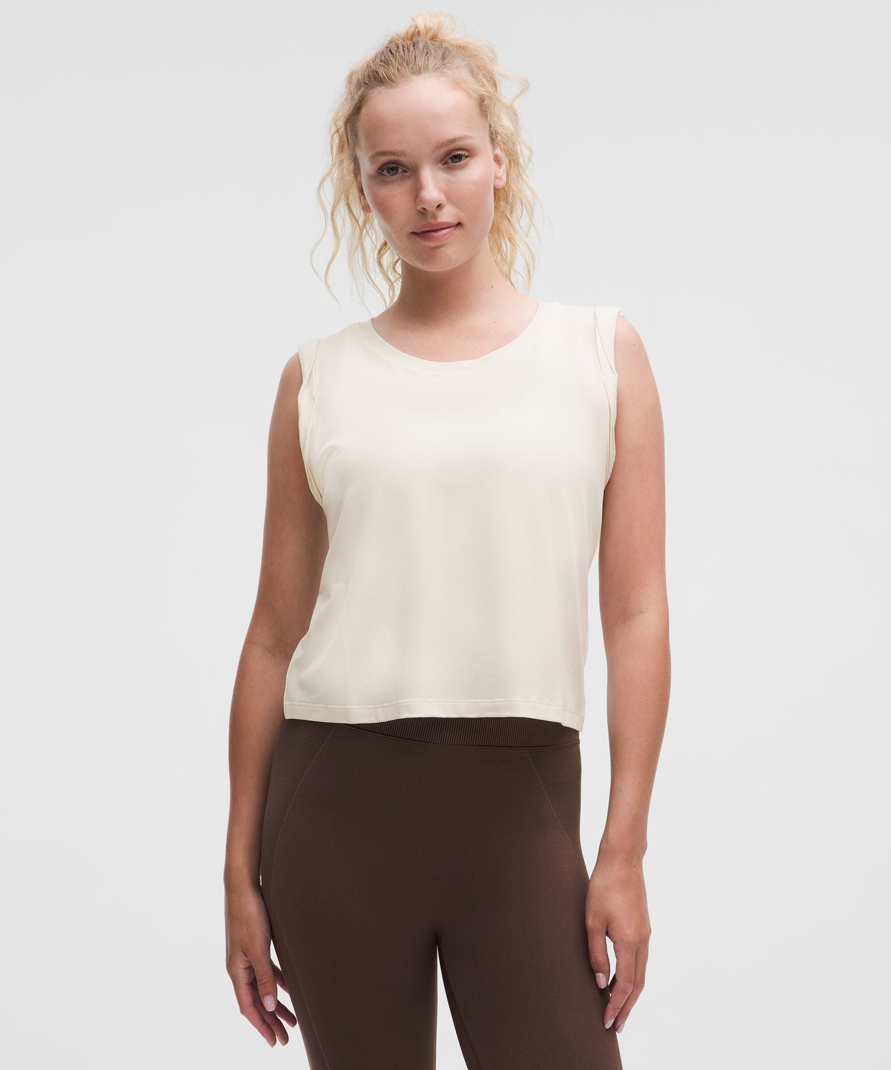 Lululemon Women's Jersey Training Rolled Cuff Tank Top