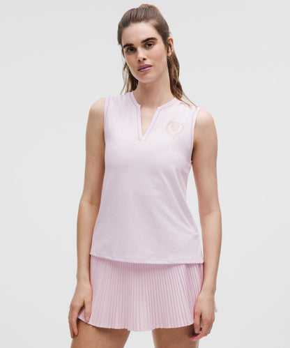 Lululemon Women's V-Neck Tennis Tank Top *Graphic