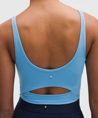 Lululemon Women's Scoop-Neck Cutout Tennis Tank Top *Medium Support, B/C Cup