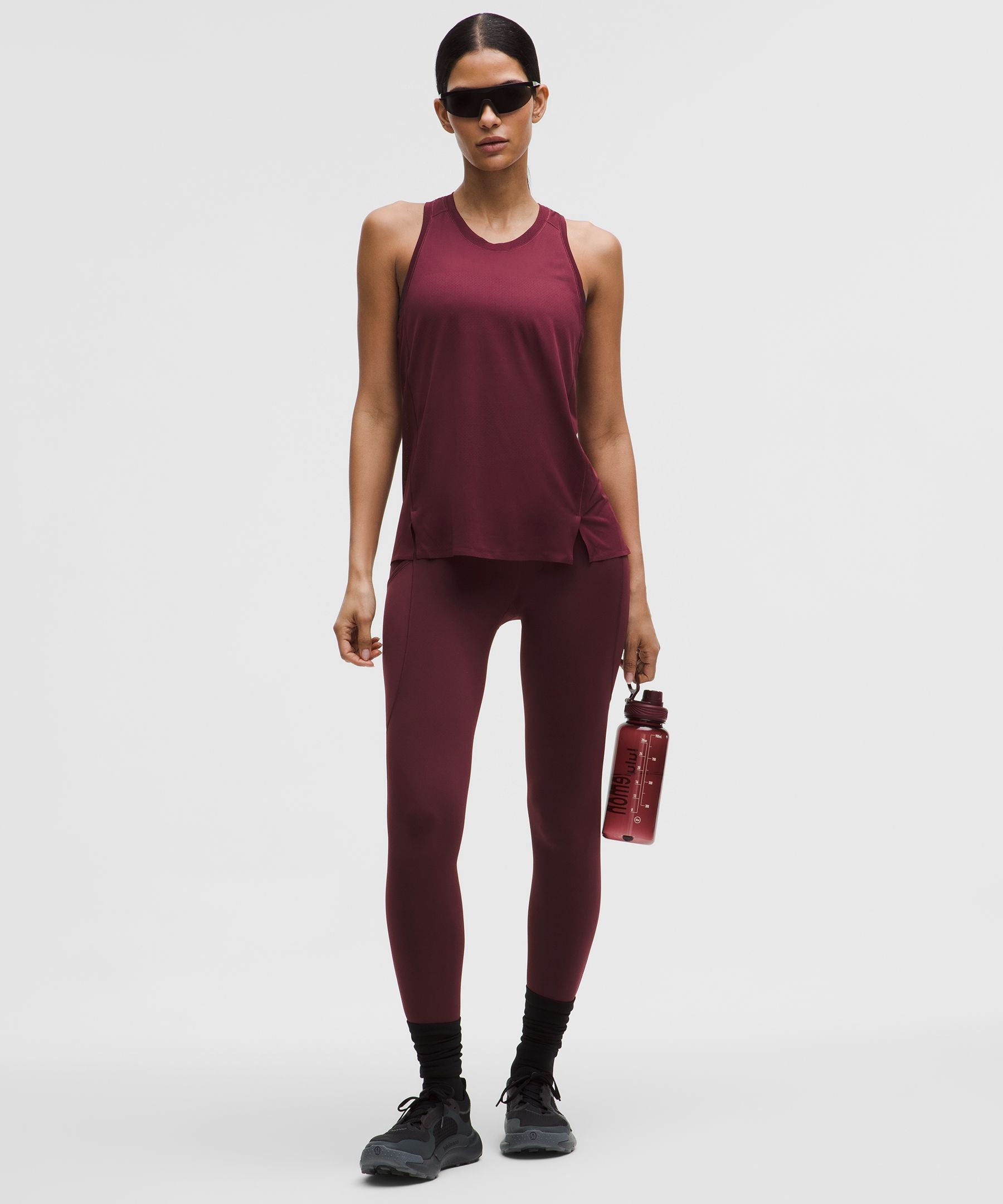Lululemon Women's Fast and Free Singlet *Perforated Stripe