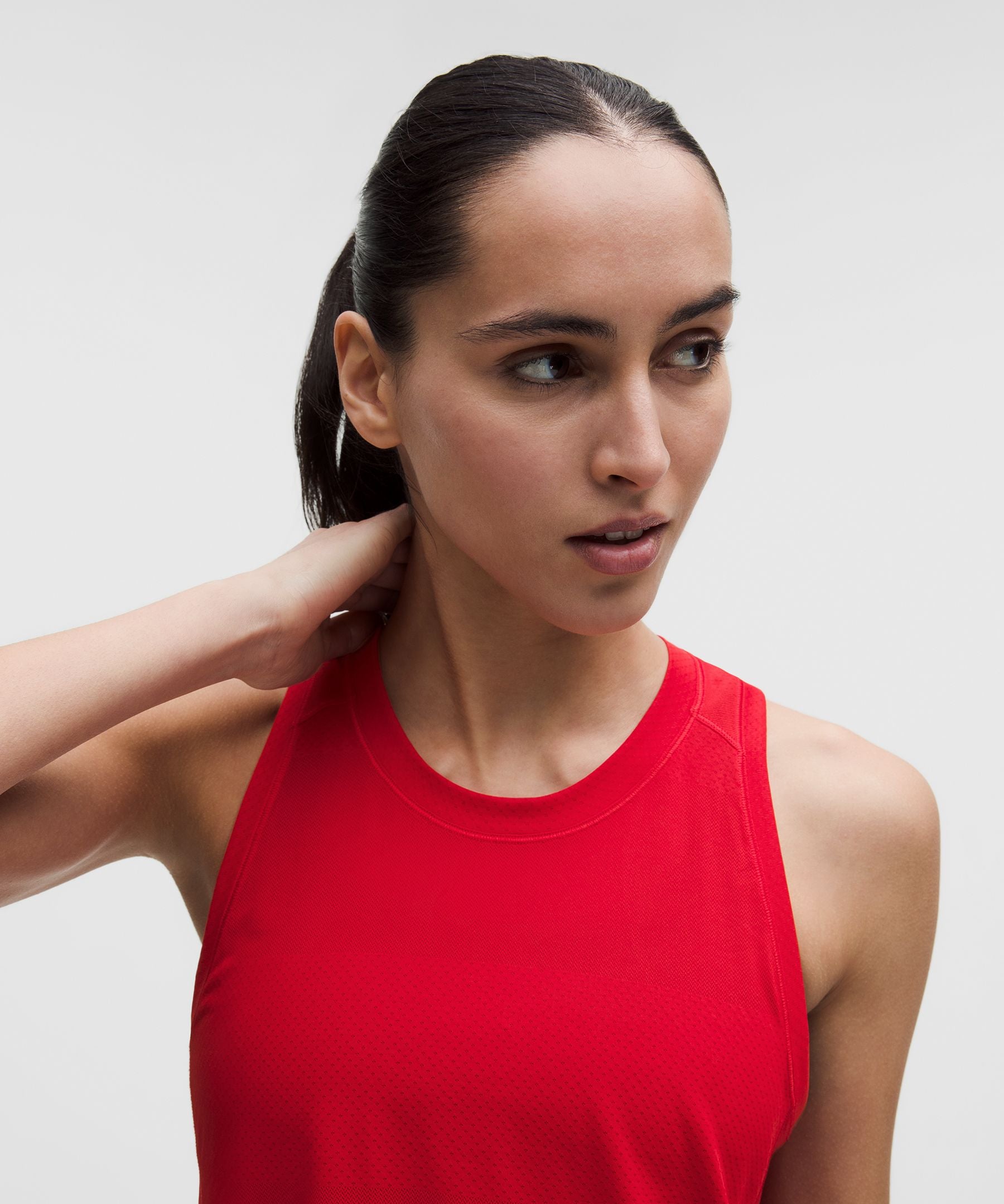 Lululemon Women's Fast and Free Singlet *Perforated Stripe