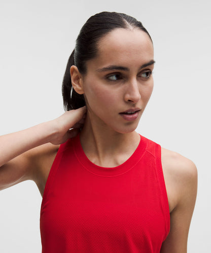 Lululemon Women's Fast and Free Singlet *Perforated Stripe