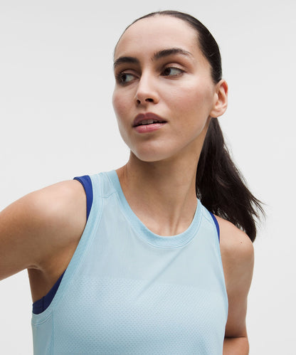 Lululemon Women's Fast and Free Singlet *Perforated Stripe