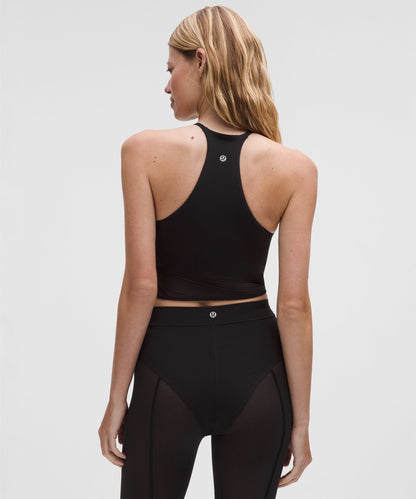Lululemon Women's Nulu High-Neck Mesh-Hem Tank Top *Light Support, B/C Cup