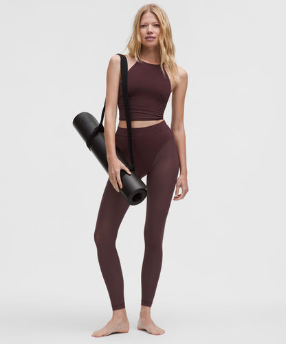 Lululemon Women's Nulu High-Neck Mesh-Hem Tank Top *Light Support, B/C Cup