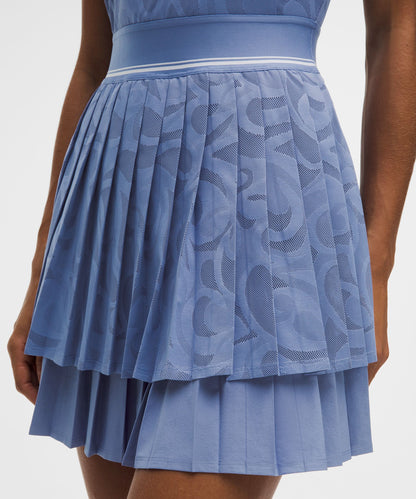 Lululemon Paisley-Mesh Pleated Tennis Dress