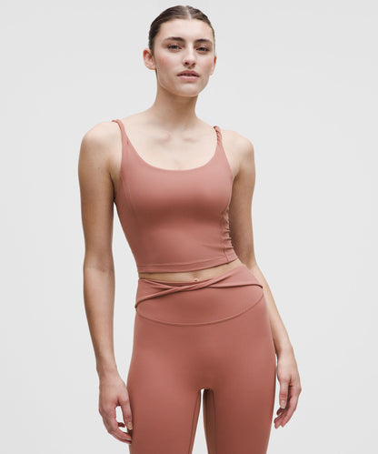 Lululemon Women's lululemon Align™ Twist-Strap Cropped Tank Top *Light Support, B/C Cup